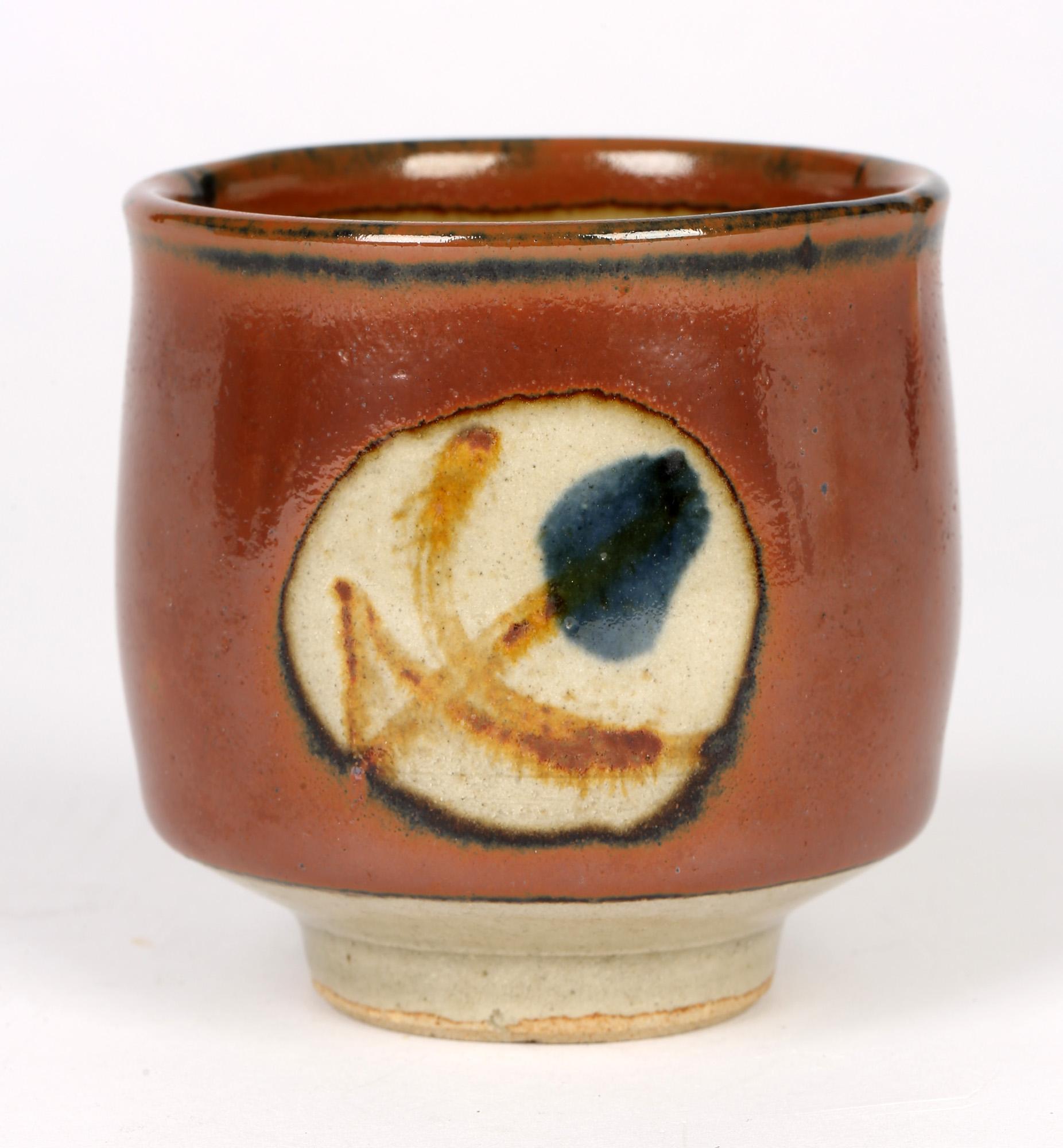 Mashiko Yaki Japanese Mid-Century Studio Pottery Yunomi 1