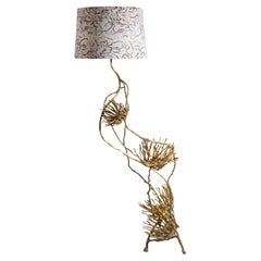 Mashobra Floor Lamp in Brass, Viya by Vikram Goyal