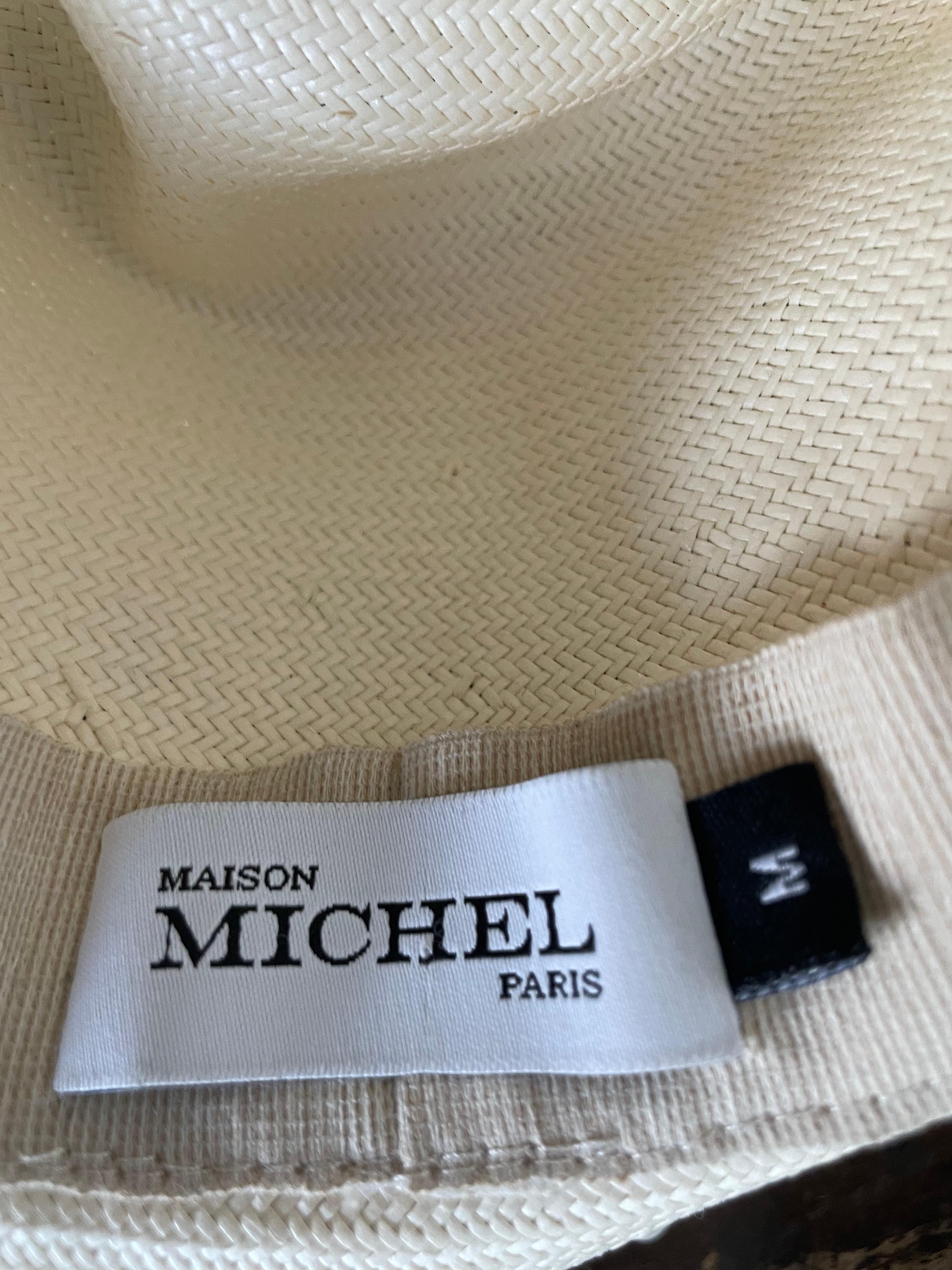 Masion Michel André Hat size M  In Excellent Condition For Sale In Toronto, CA