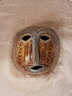 Masque d'Accolay poterie, France, entre 1947 et 1983