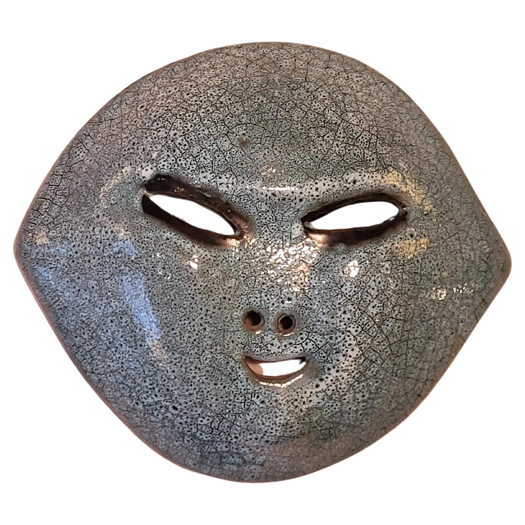 Mask by Accolay pottery, France, between 1947 and 1983 For Sale