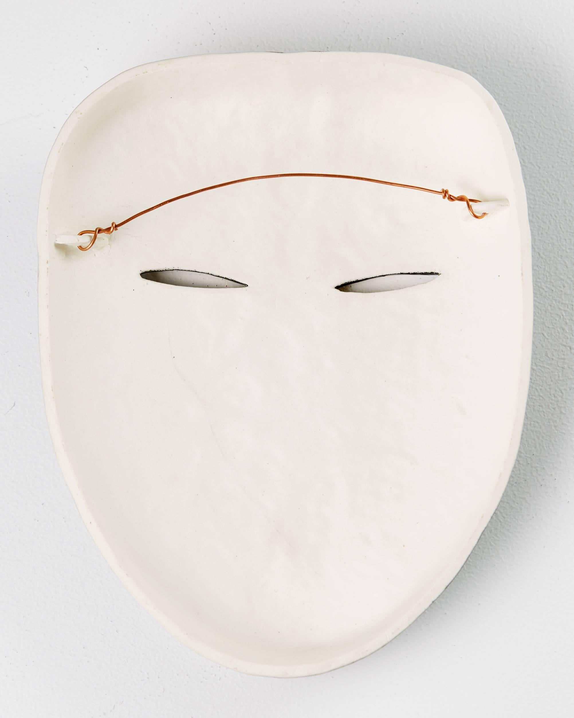 Scandinavian Modern Mask Designed by Lisa Larsson, Sweden, 1950s