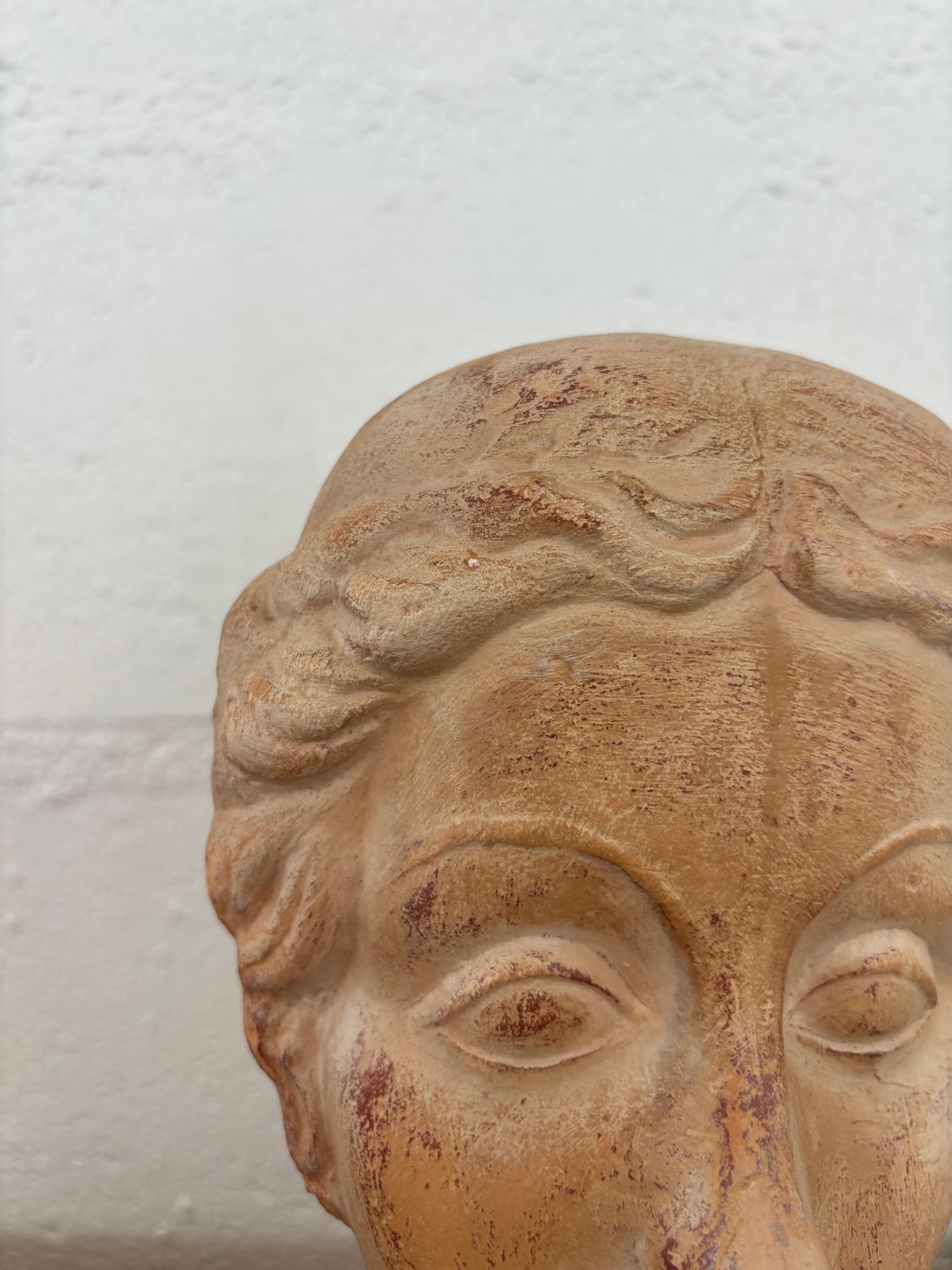 Français Mask face attributed to Vadim Androusov en vente