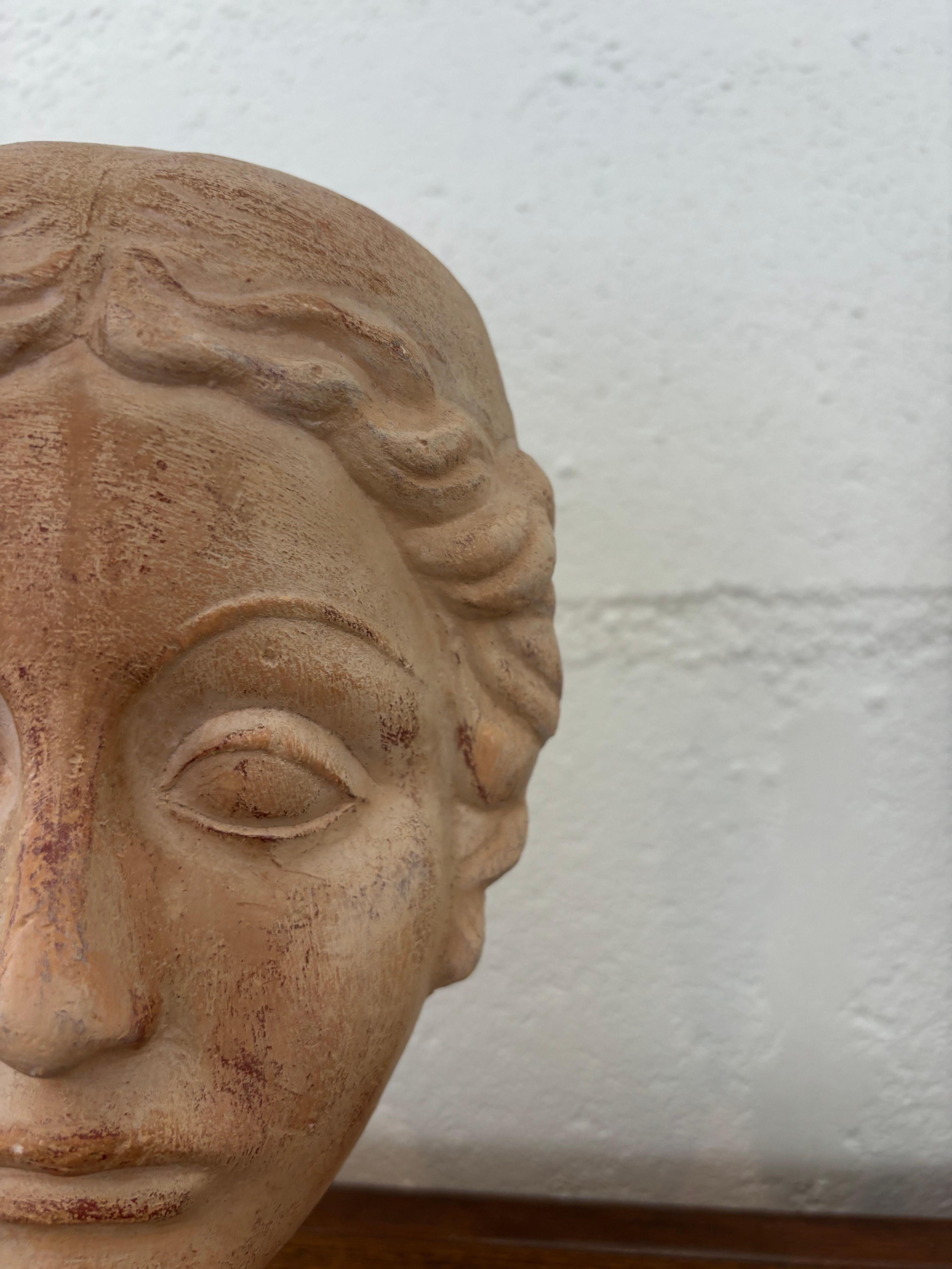 Mask face attributed to Vadim Androusov Bon état - En vente à SAINT-OUEN-SUR-SEINE, FR