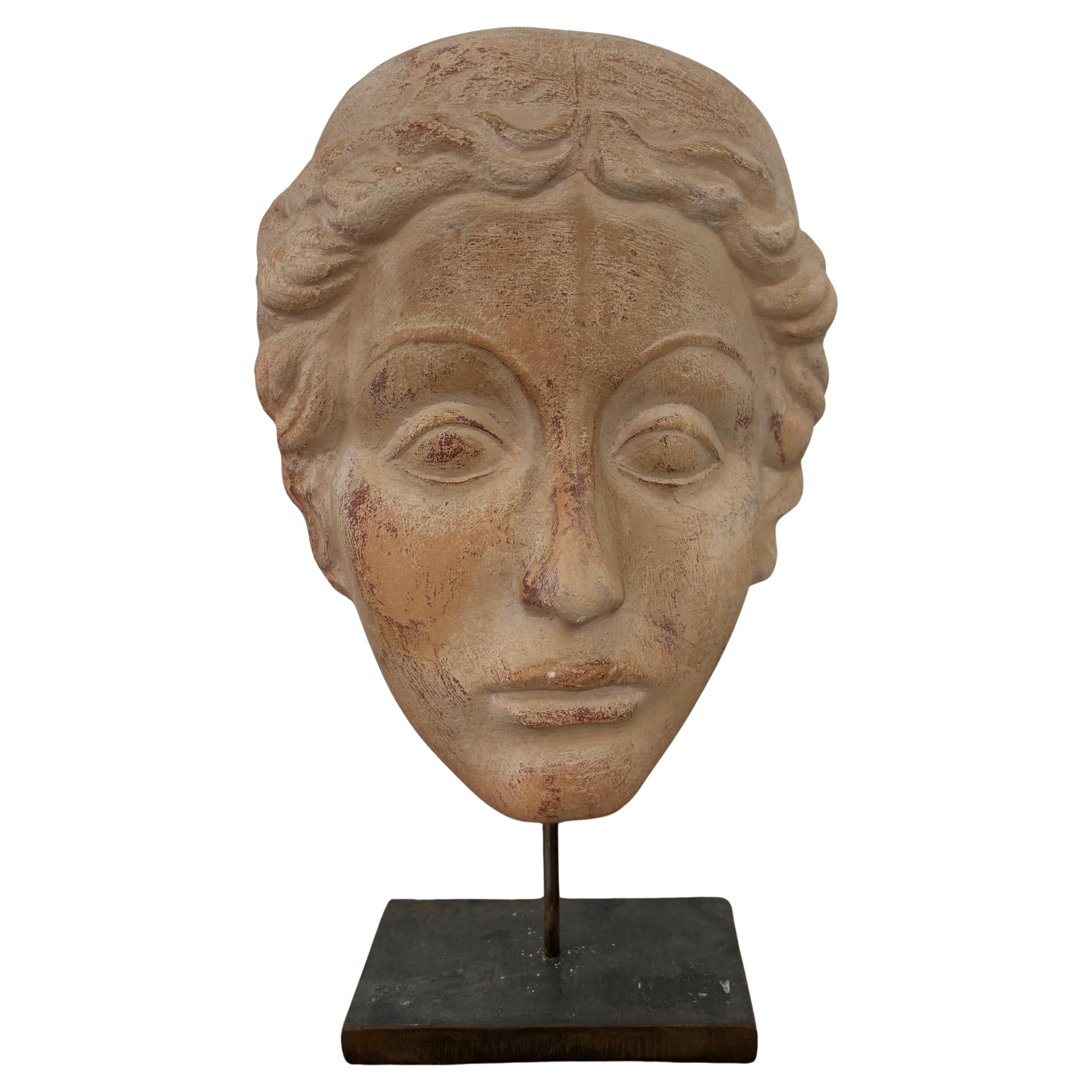 Mask face attributed to Vadim Androusov