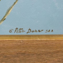 "Bandido enmascarado" Pintura al óleo original de Peter Darro