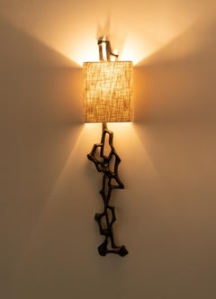 Maski Wall Sconce A in Brass, Viya by Vikram Goyal