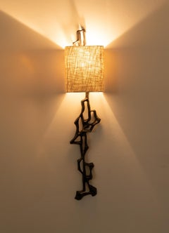 Maski Wall Sconce B in Brass, Viya by Vikram Goyal