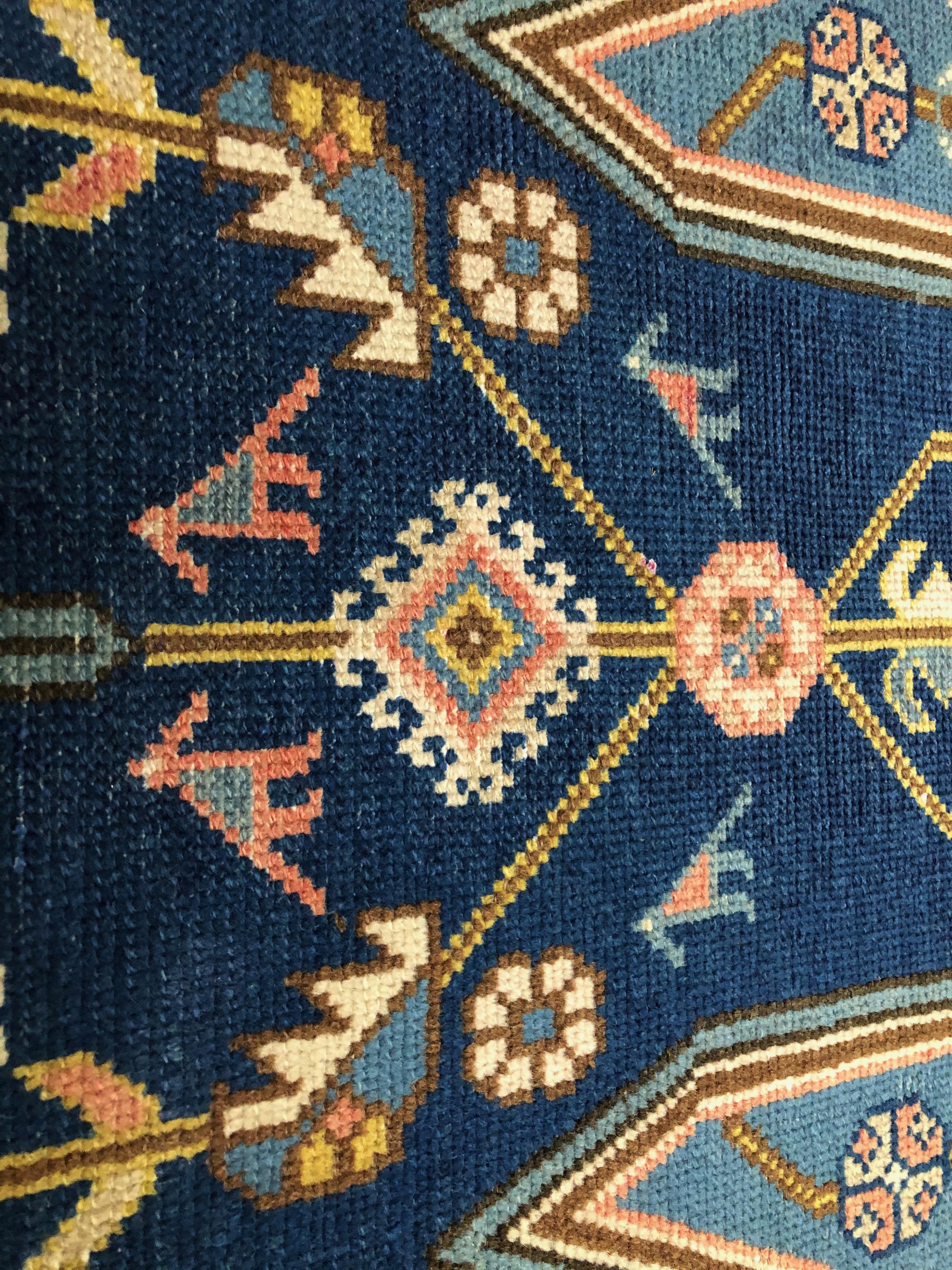 Maslaghan Hamadan Teppich, um 1900 - Persische handgewebte Wolle im Angebot 3
