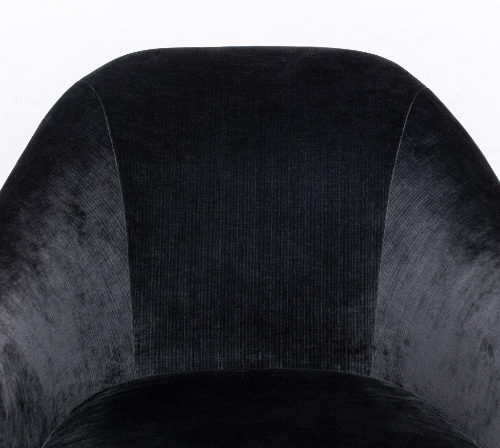 Mason Art Maßgefertigter drehbarer Sessel im Baughman-Stil (amerikanisch) im Angebot