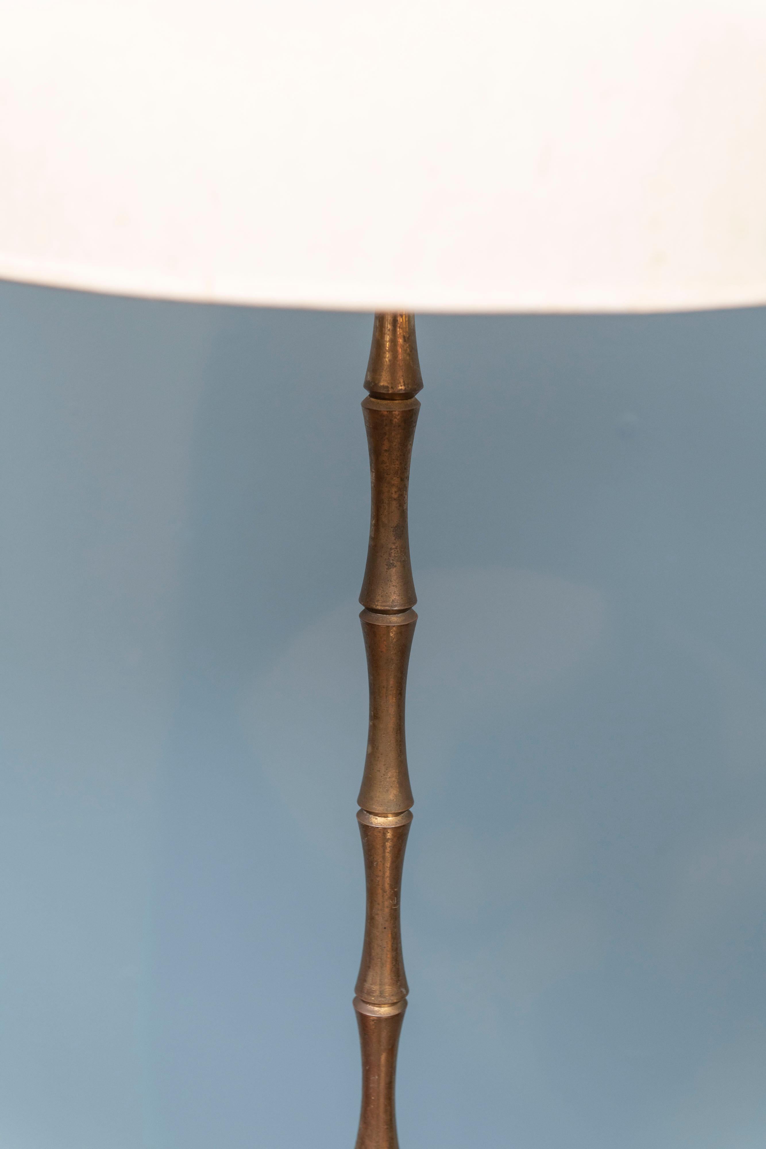 Maison Baguès Bamboo Floor Lamp In Good Condition In San Francisco, CA