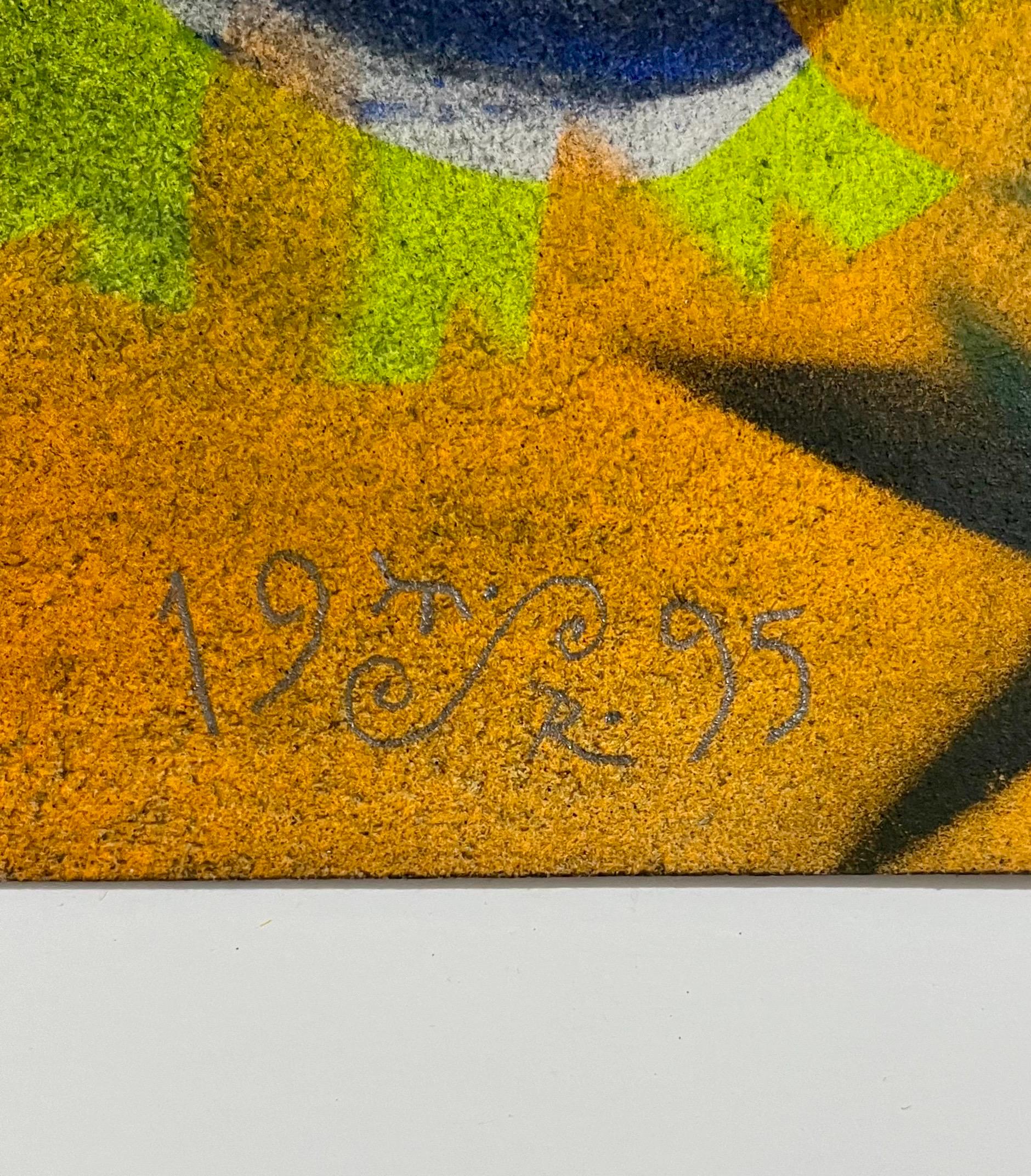 Surrealistisches Sprühgemälde, Gemälde in Mischtechnik, Rosie Palm Mason Rader, Pop Art im Angebot 3