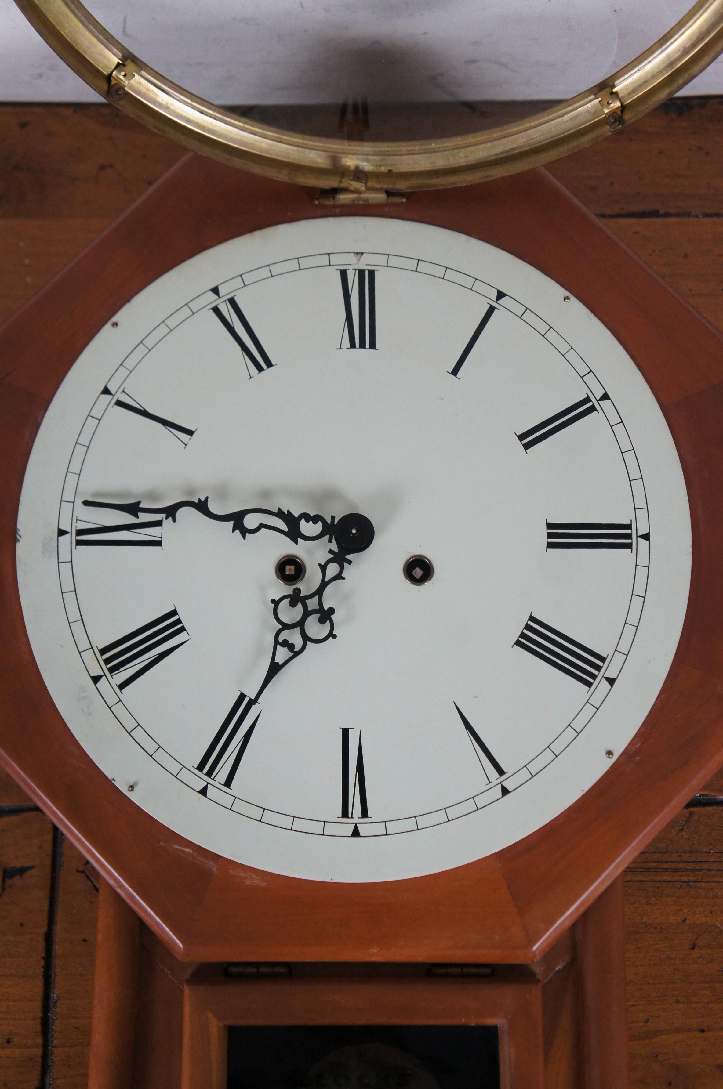 Reloj de pared regulador de 8 días Mason & Sullivan West German School House 21 en venta 4