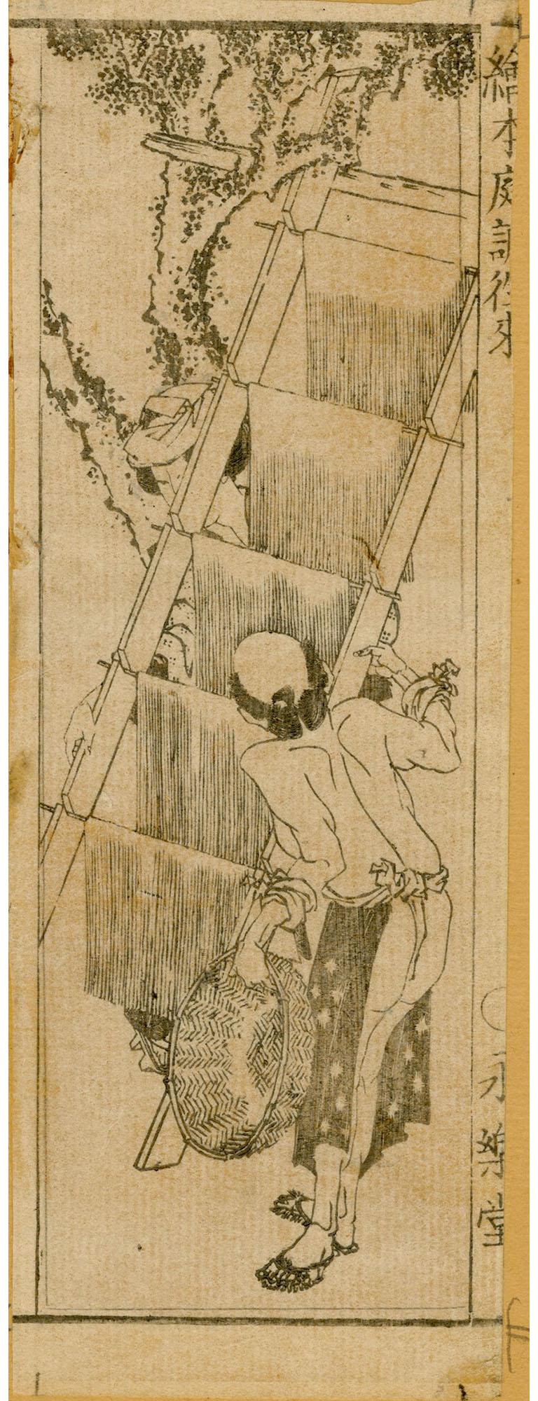 Papel de secado - Print Edo de Masonabu Okumura