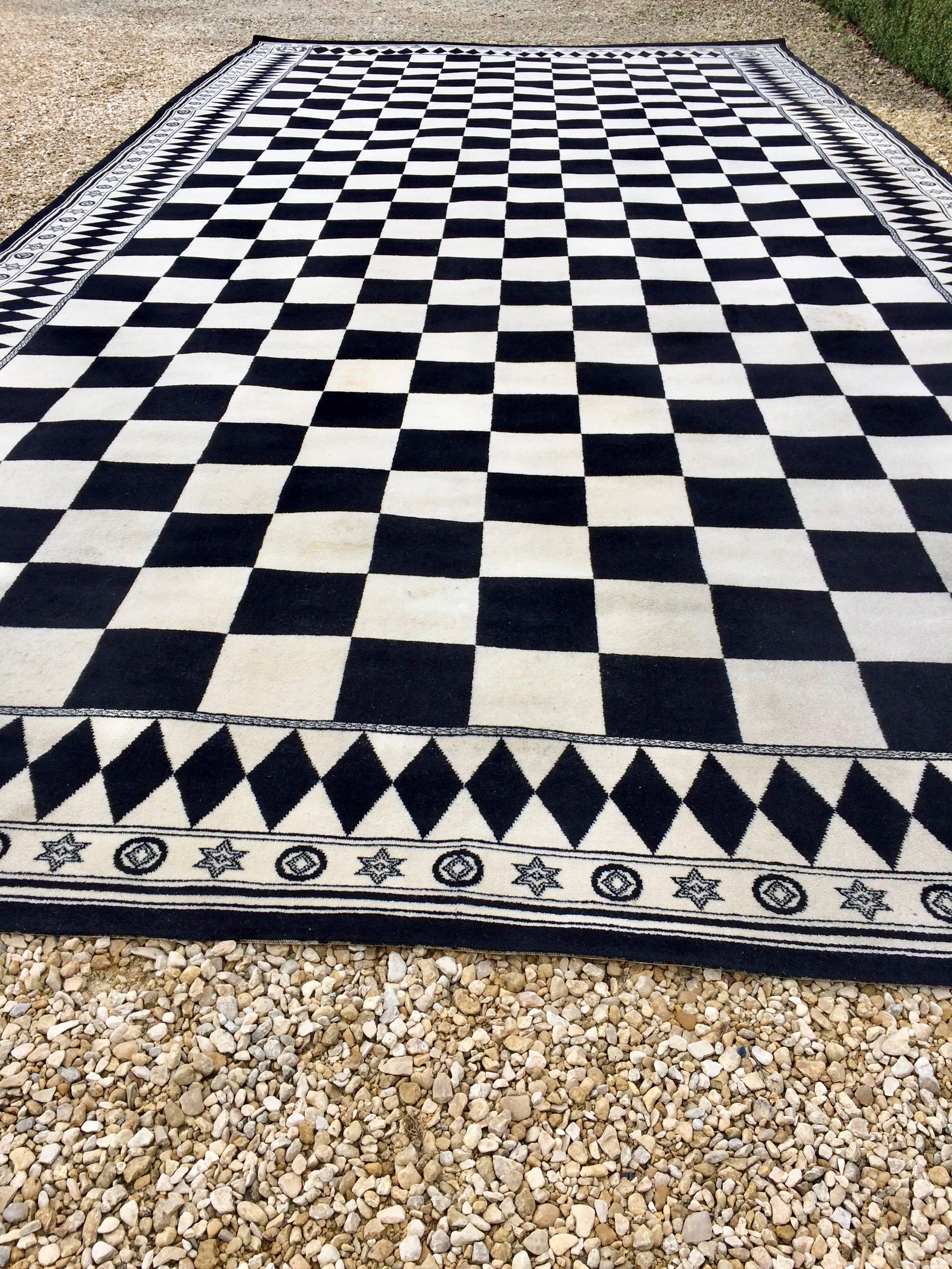 Handgefertigter Masonic Teppich aus Wolle in Freimasons-Optik (Barock)