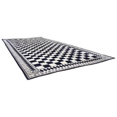 Handgefertigter Masonic Teppich aus Wolle in Freimasons-Optik