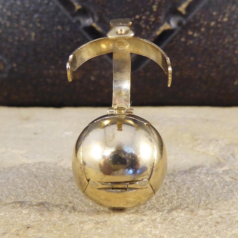 Masonic Orb Pendant in Silver and Gold at 1stDibs masonic orb pendant