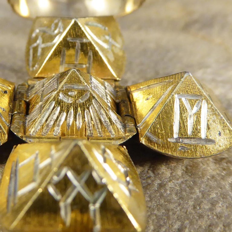 Masonic Orb Pendant in Silver and Gold at 1stDibs masonic orb pendant