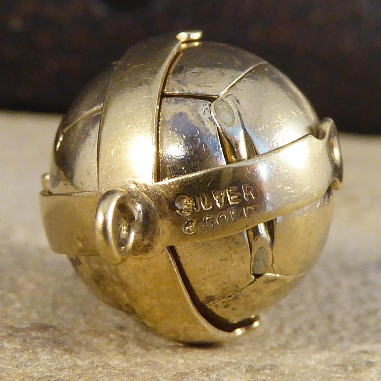 Masonic Orb Pendant in Silver and Gold at 1stDibs masonic orb pendant