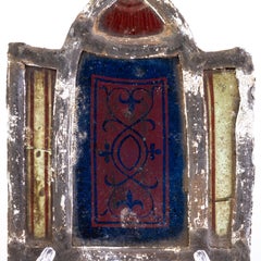 Masonic Stained Glass All Seeing Eye Icon 19th Century