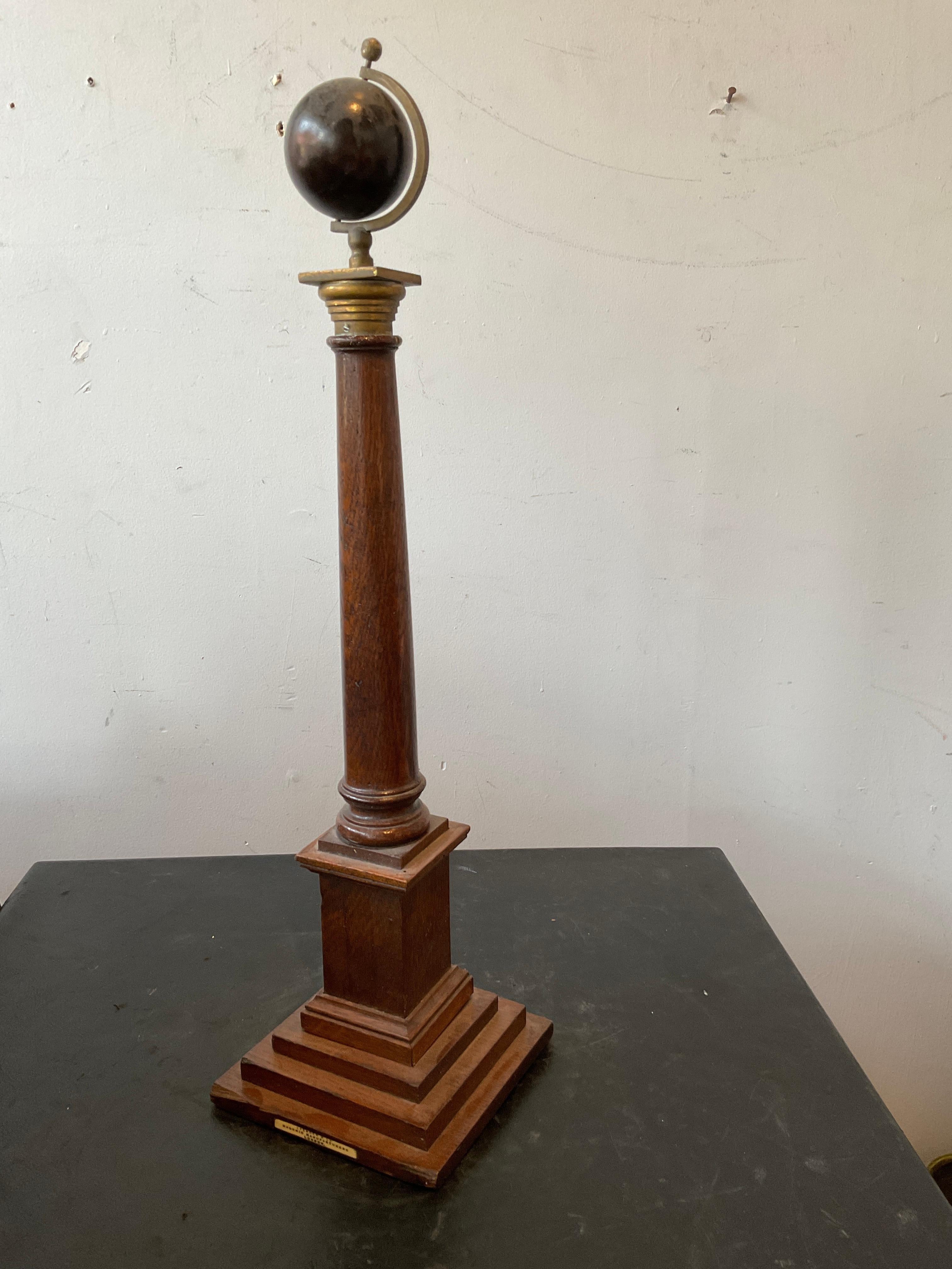 1940s Masonic wardens column by Spencer & Company London.