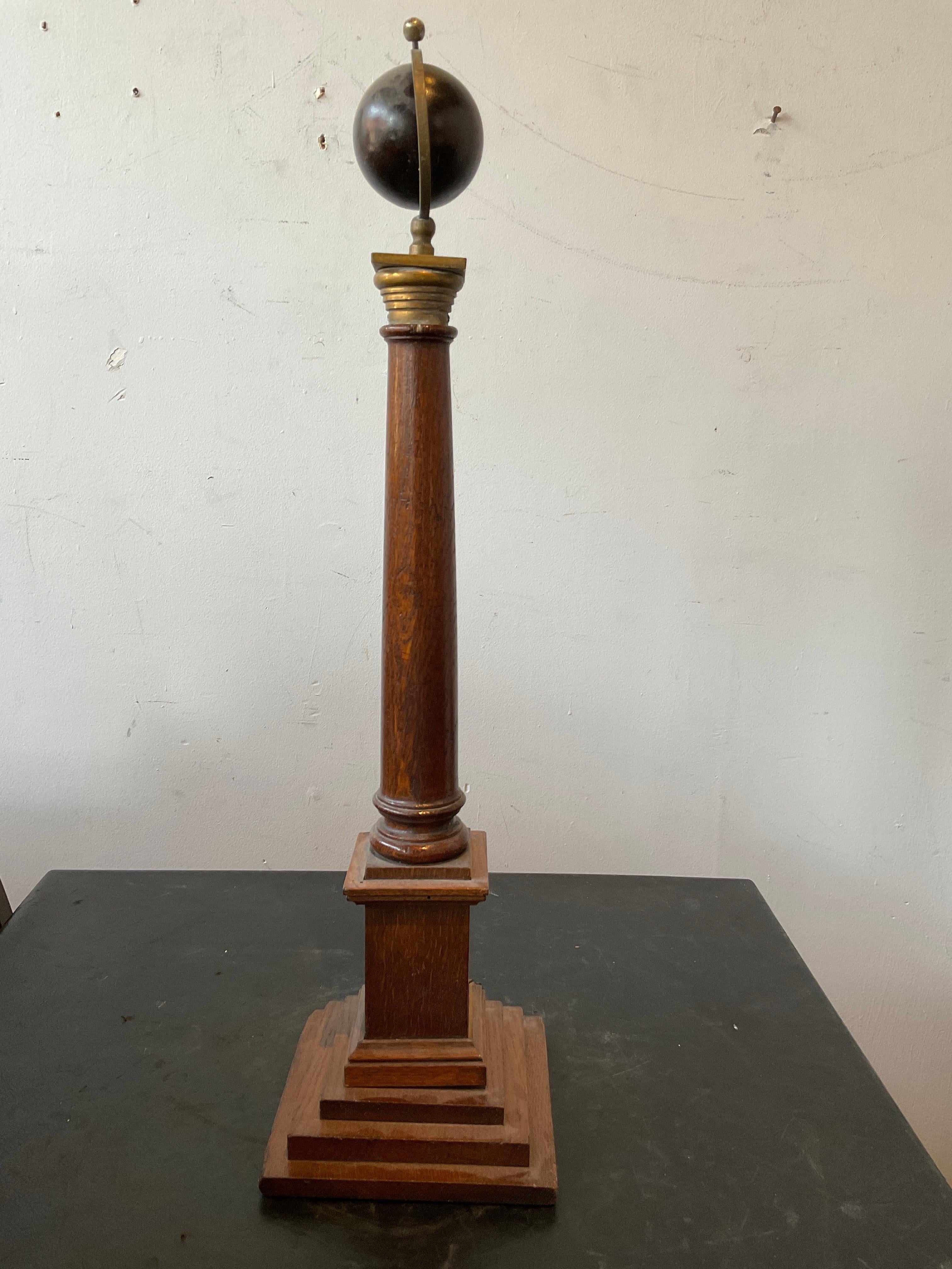 Masonic Wardens Column By Spencer And Co. In Good Condition In Tarrytown, NY