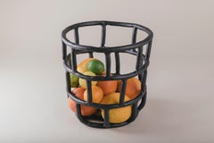 Masonry Barrel, Large Ceramic Basket