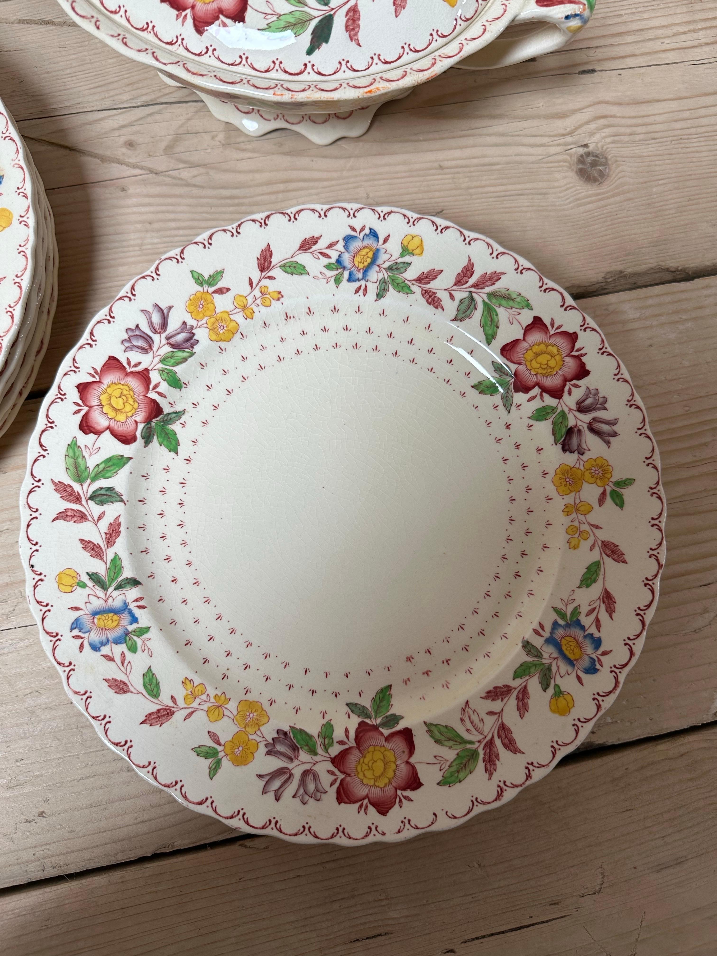 Anglais Mason's Ironstone China, service de table ancien, vers 1890 en vente