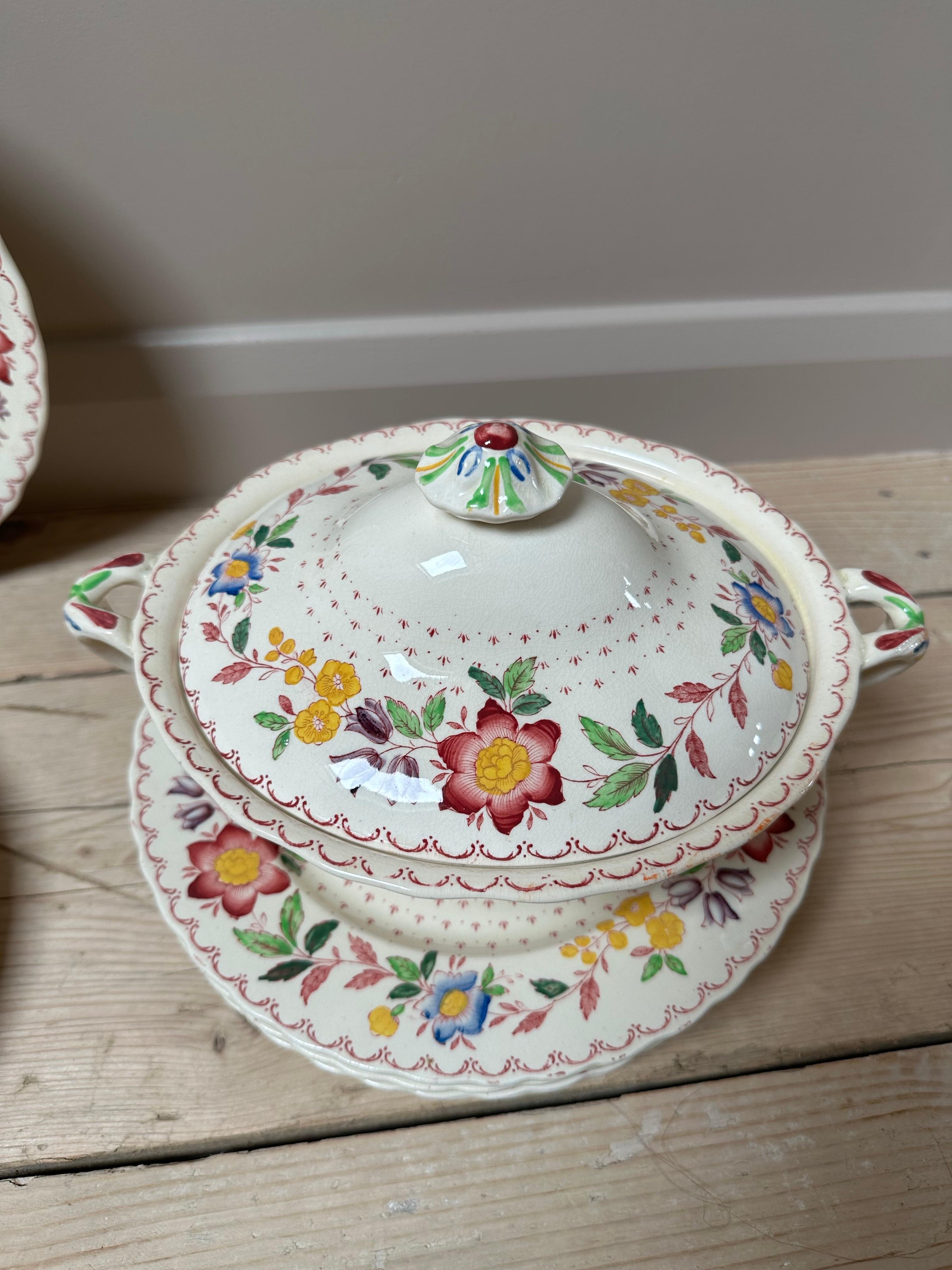 Mason's Ironstone China, service de table ancien, vers 1890 en vente 1