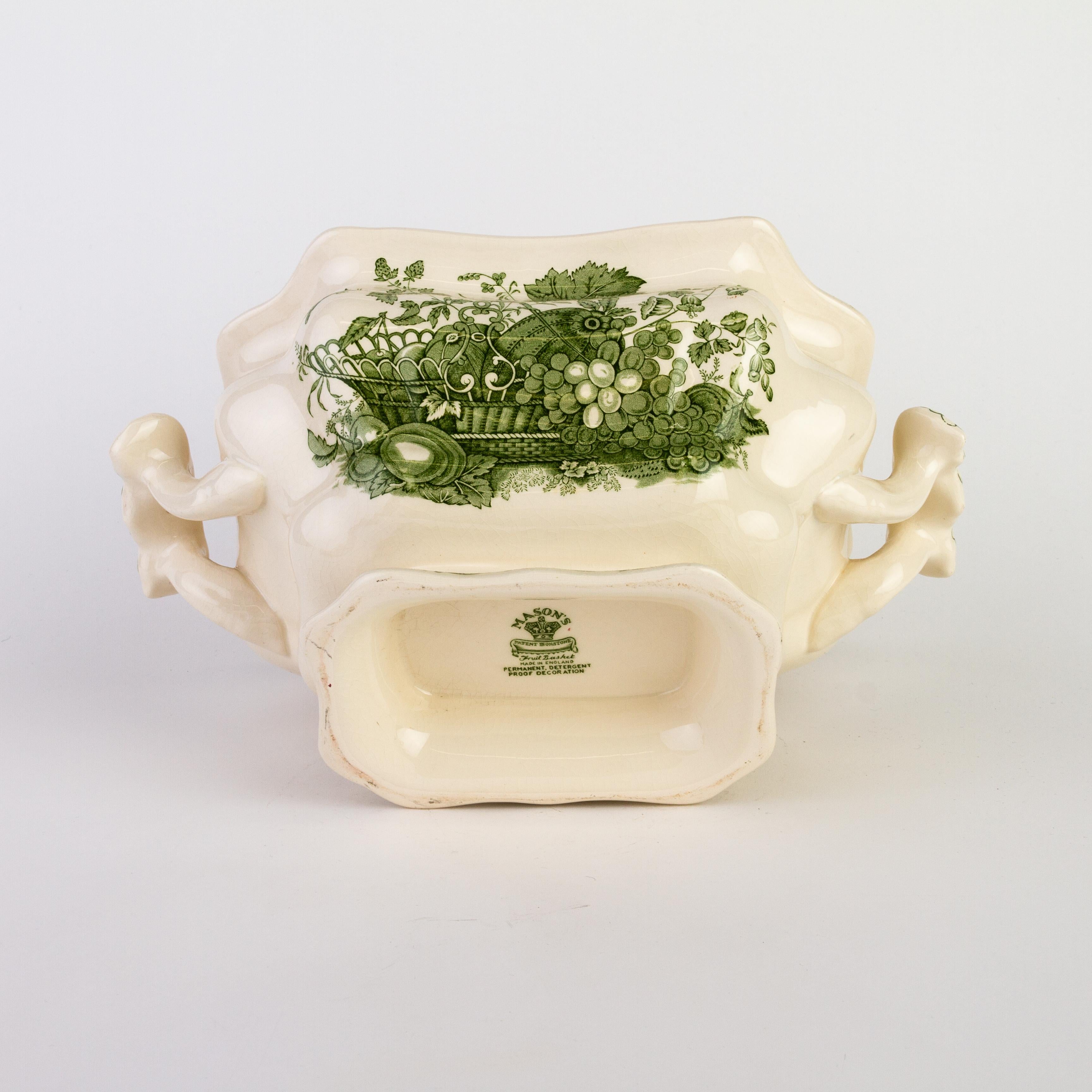 20th Century Mason's Green Ironstone 