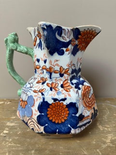 Mason's Hydra Jug, Ironstone China, Japan Basket Pattern, circa 1840