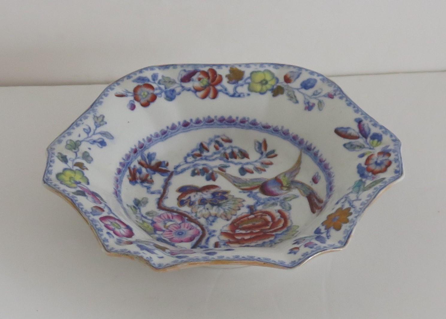 Mason's Ironstone Bowl or Dish in Flying Bird Pattern, circa 1900 For ...