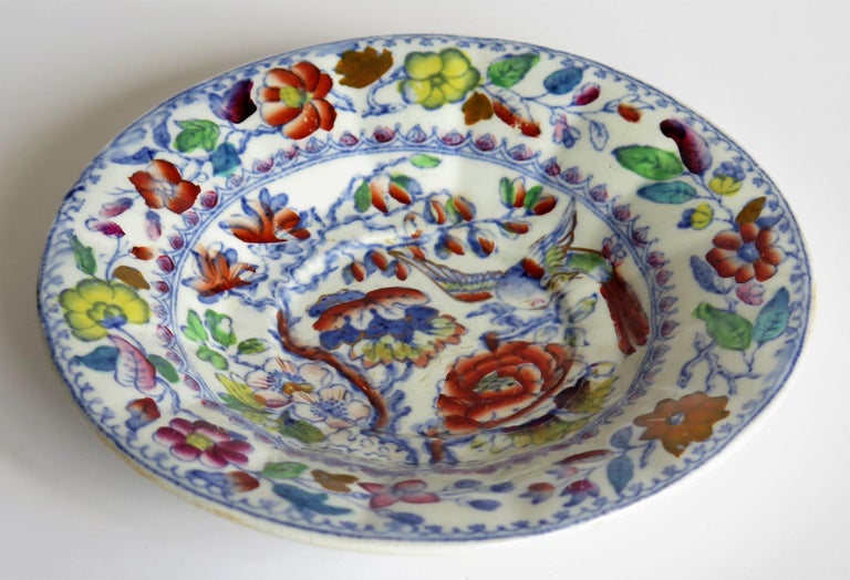 Mason's Ironstone Cup and Saucer in the Flying Bird Pattern, circa 1870 ...