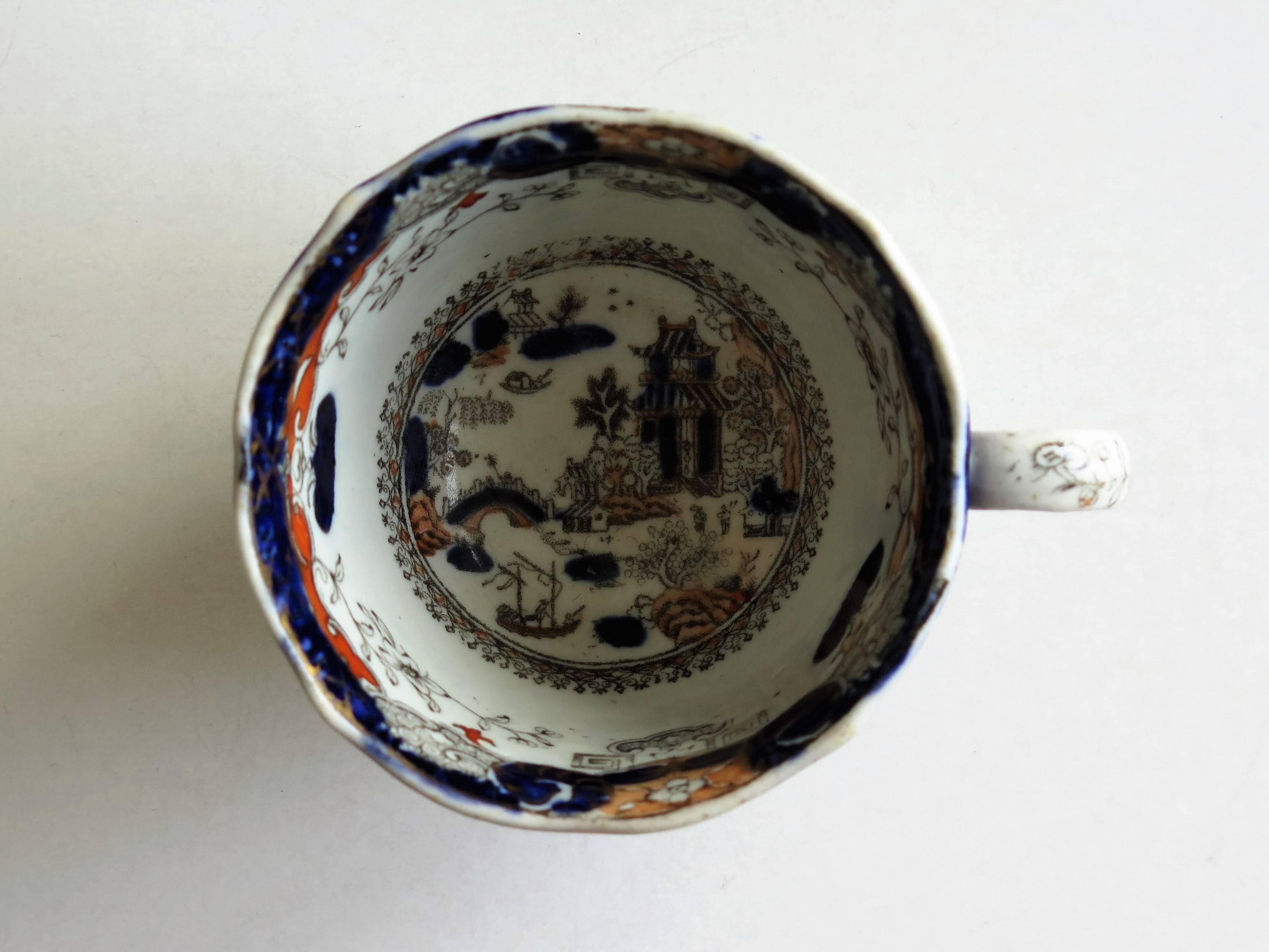 Mason's Ironstone Cup with Pekin Japan Pattern No. 303, 19th Century, circa 1835 2