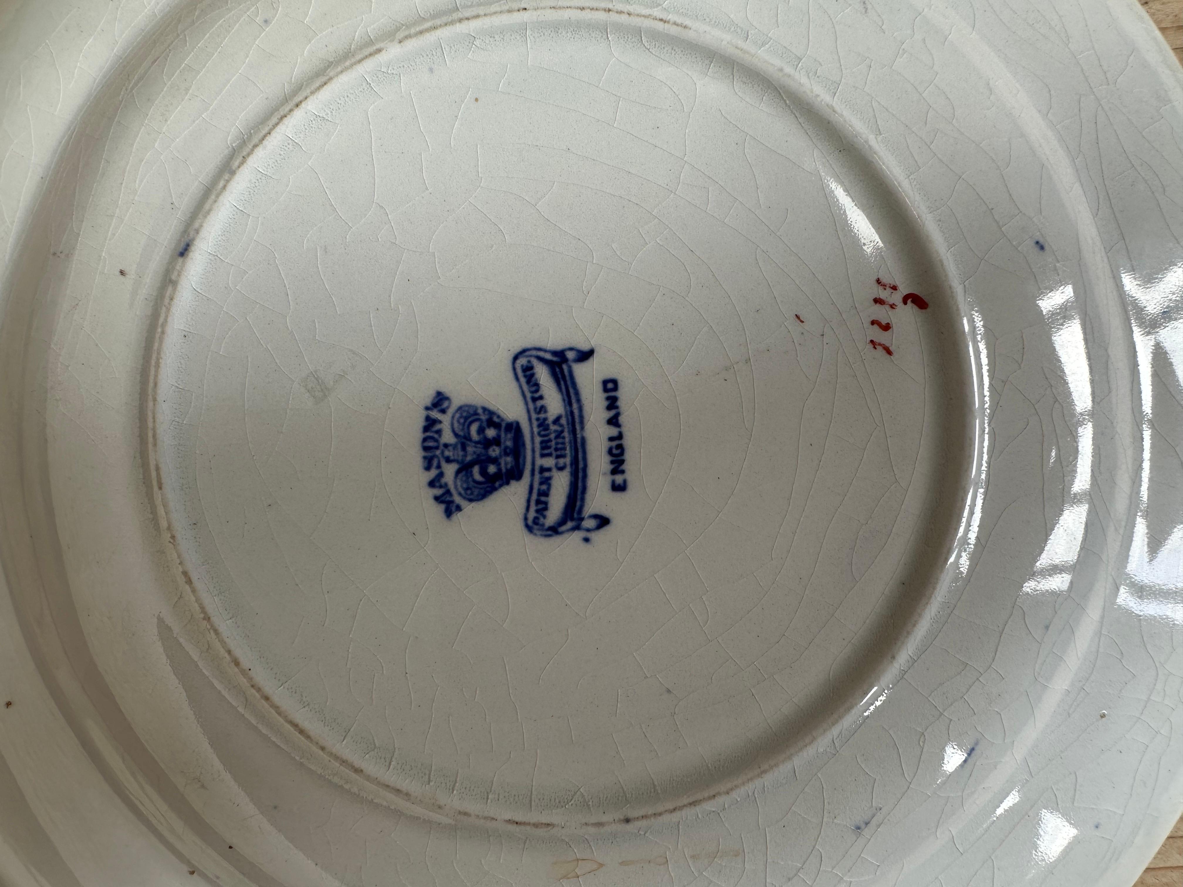 Mason's Ironstone Imari Plates, Set of 2, Circa 1900 im Angebot 8