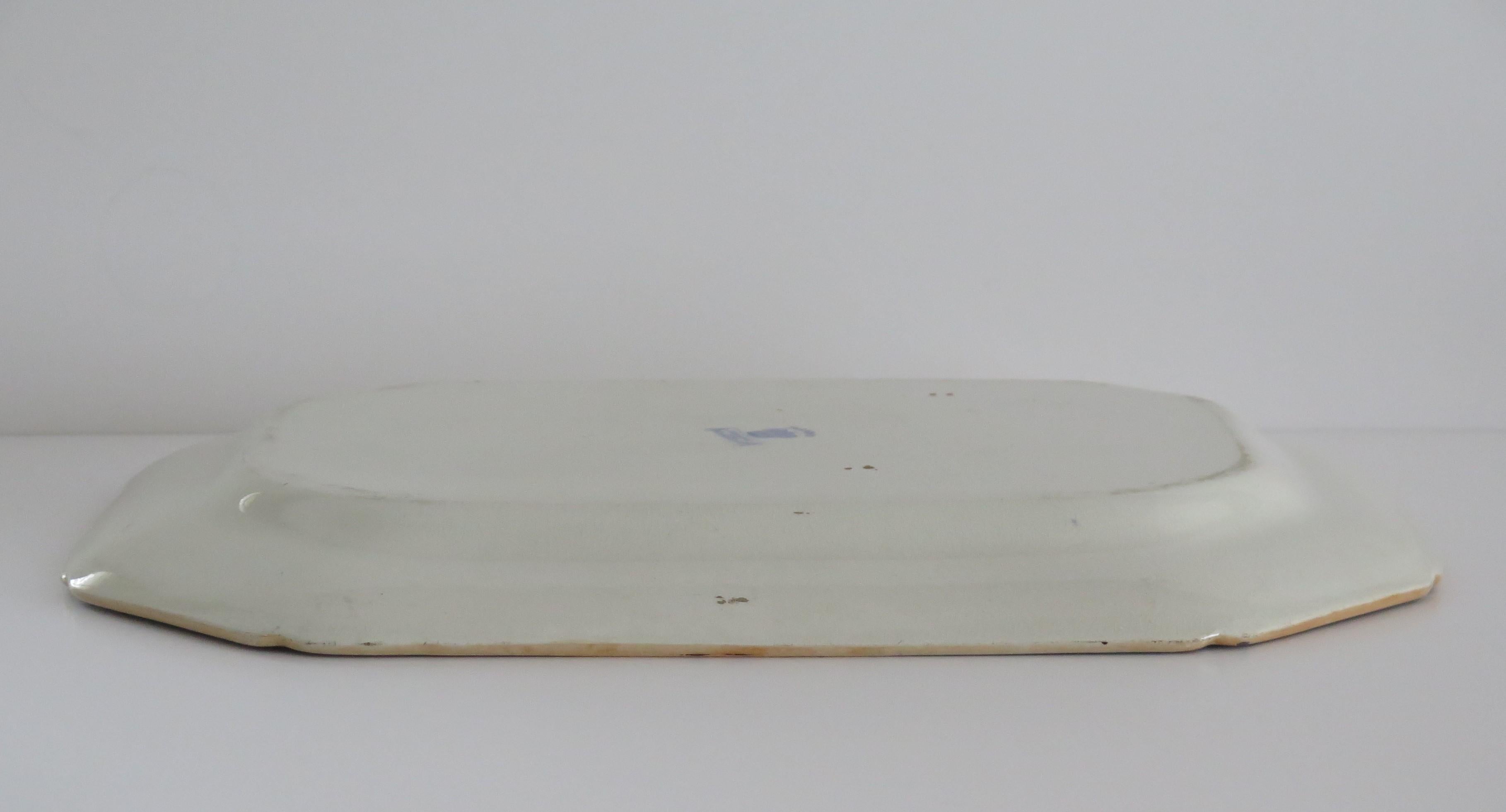Mason's Ironstone Large Platter or Meat Plate in Flying Bird Pattern, circa 1880 In Good Condition In Lincoln, Lincolnshire