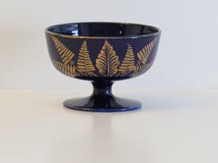 Masons Ironstone Pedestal Bowl in gilded fern Pattern, Georgian period Ca 1818