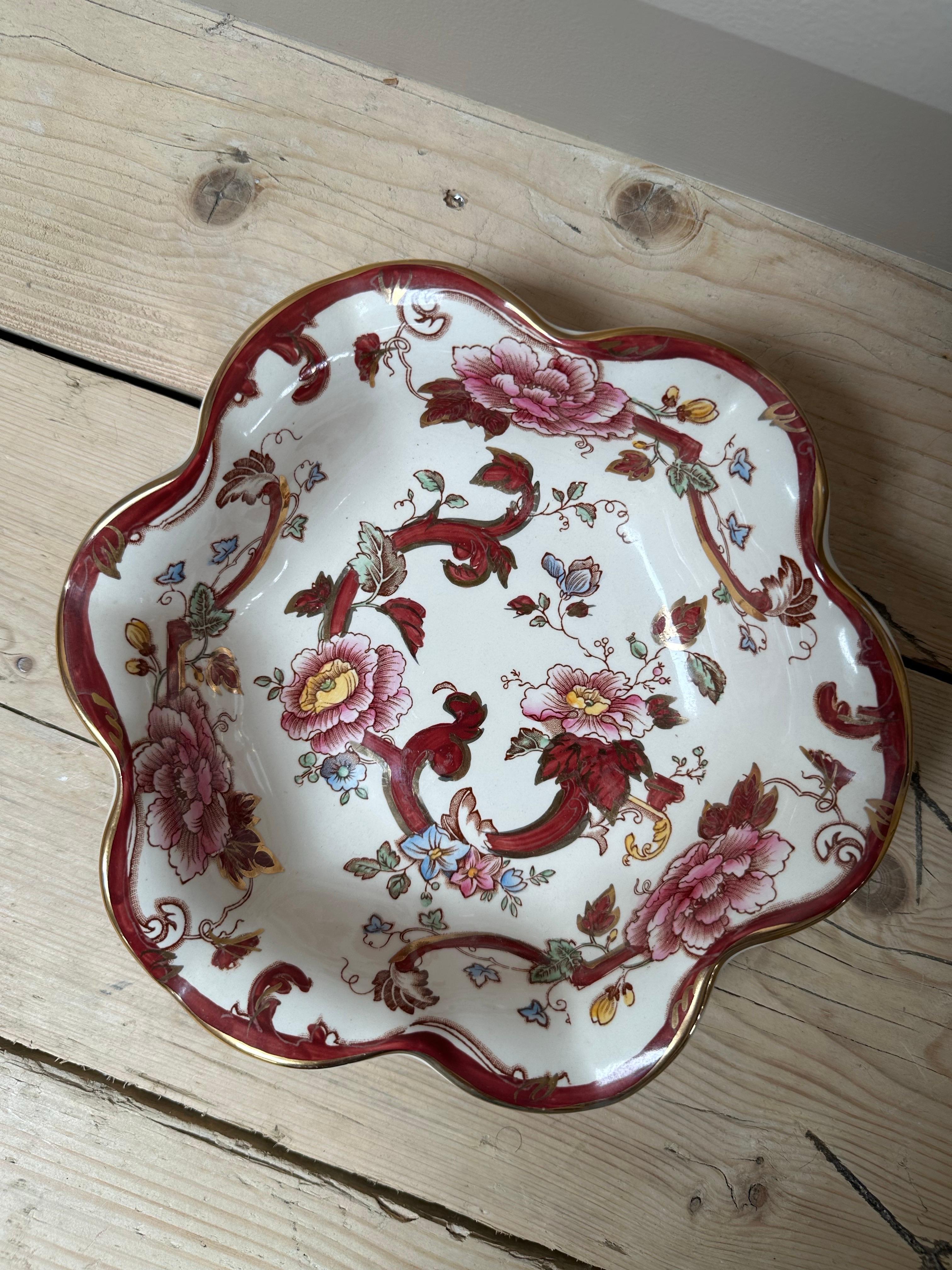 Add a touch of timeless elegance to your collection with this beautiful Mason’s Ironstone Flower Bowl and Jug Set, featuring the highly sought-after Mandalay Red pattern.

Crafted from Mason’s Ironstone — a renowned, durable form of earthenware