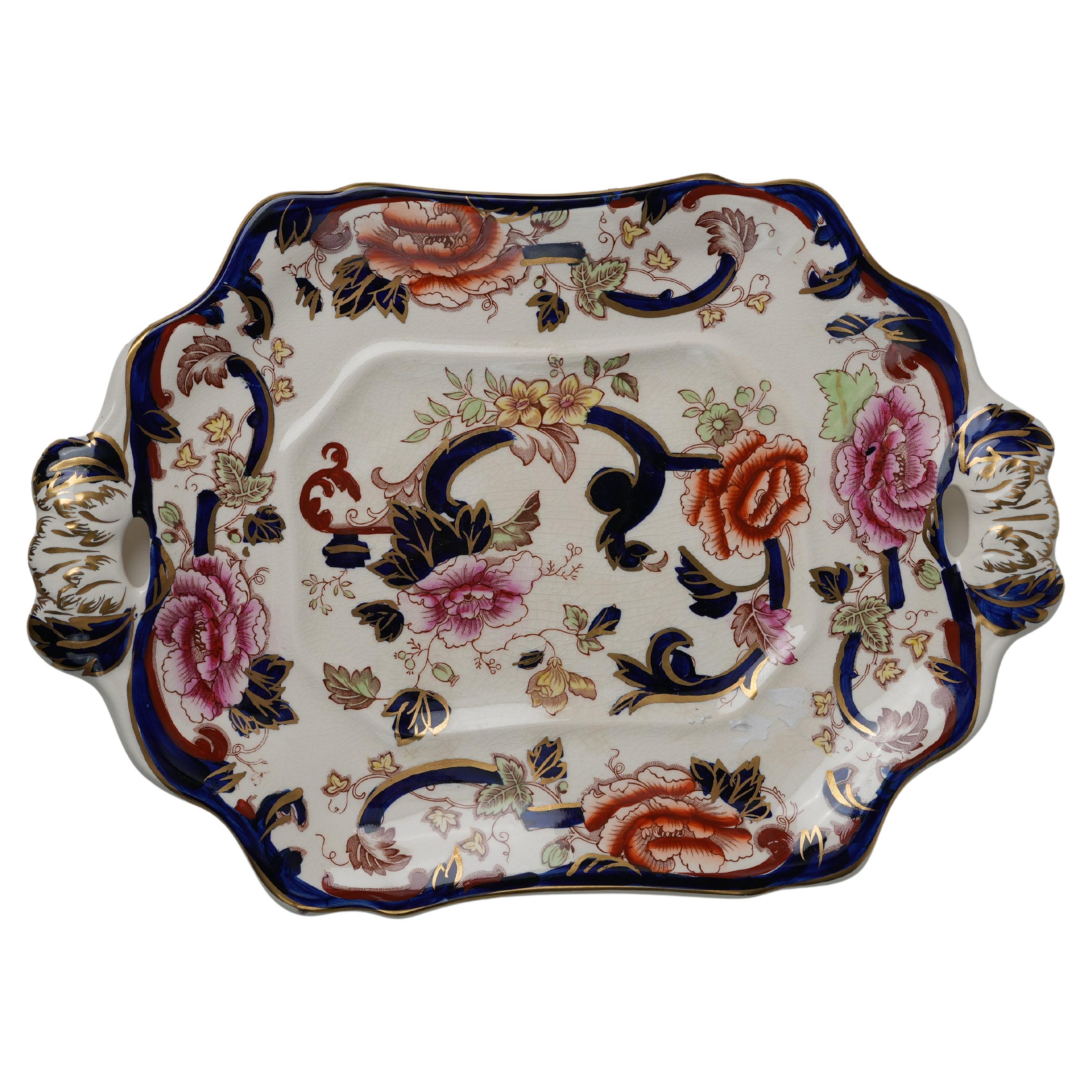 【美品】Mason's メイソンズ　Mandalay マンダレイ　オーバル大皿 Mason's, Mandalay Blue Multicolor | Replacements, Ltd.
