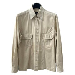 Mason's Sportswear Mujer — Chaqueta tipo camisa «safari» de algodón color arena