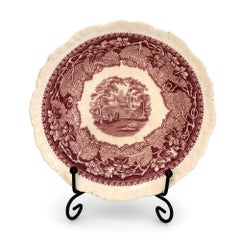 Mason’s Stratford Red Transferware Ironstone Berry Bowls, Set of Four