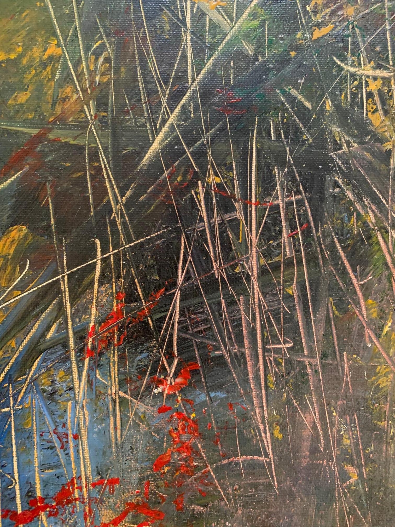 'Eccitazione' Contemporáneo , Paisaje abstracto Óleo/lienzo by Masri - Painting de Masri Hayssam