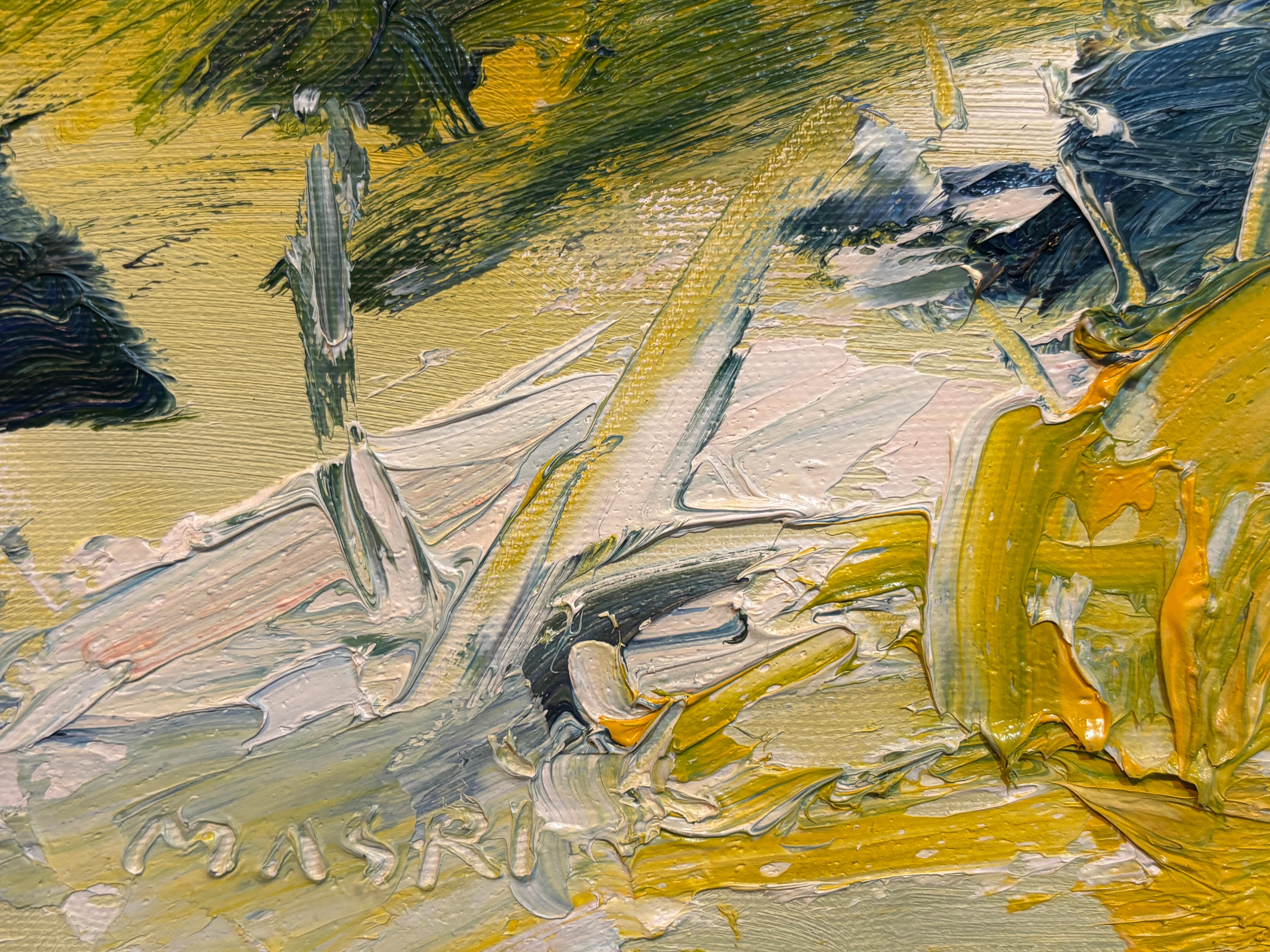 Paesaggio astratto espressionista 'Sunset' di Masri in vendita 9