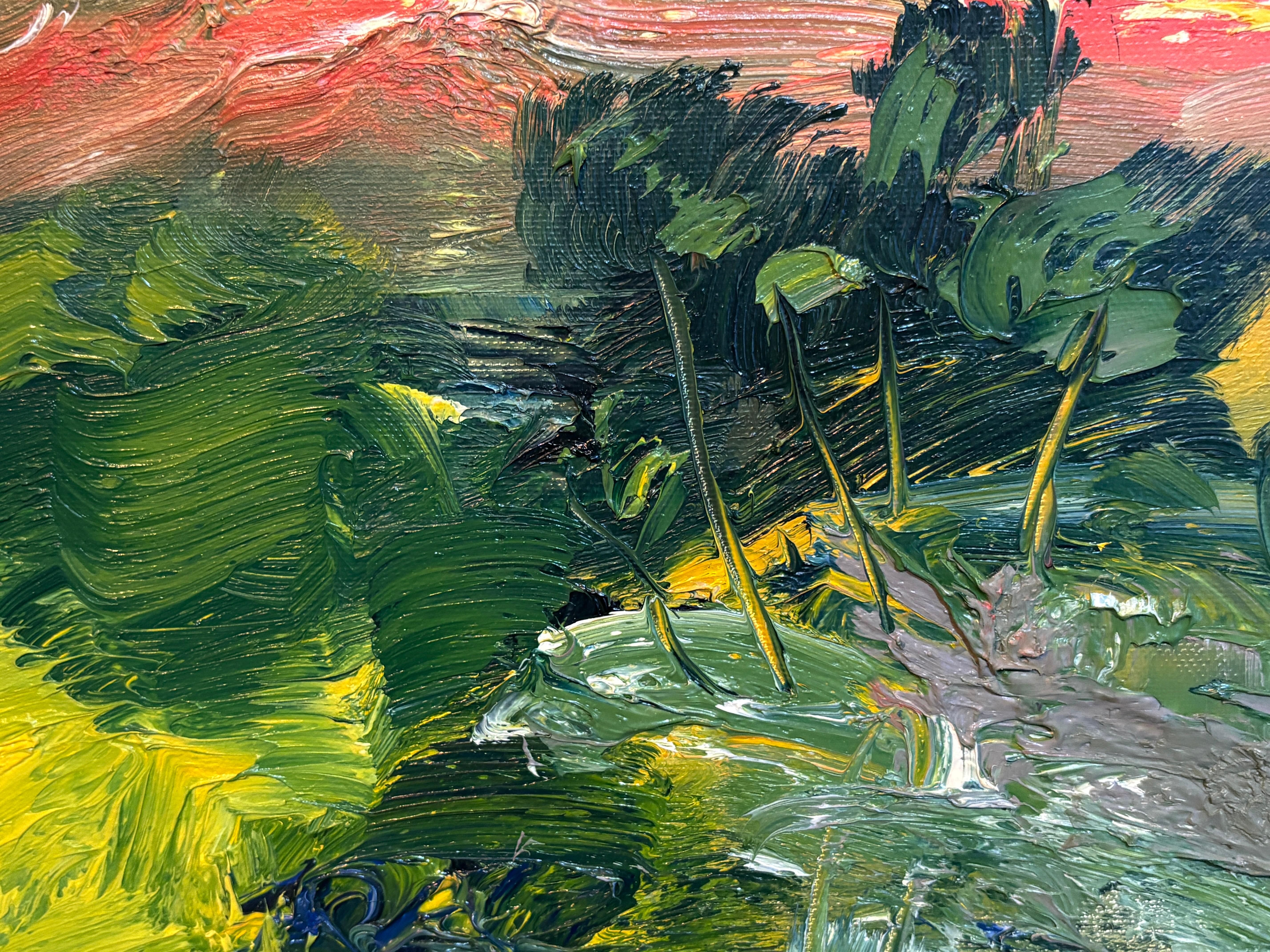 Paesaggio astratto espressionista 'Sunset' di Masri in vendita 2