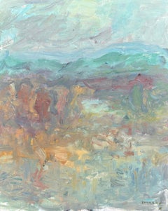 Großformatiges Landschaftsgemälde in Acryl und Öl, im Stil des zeitgenössischen Postimpressionismus