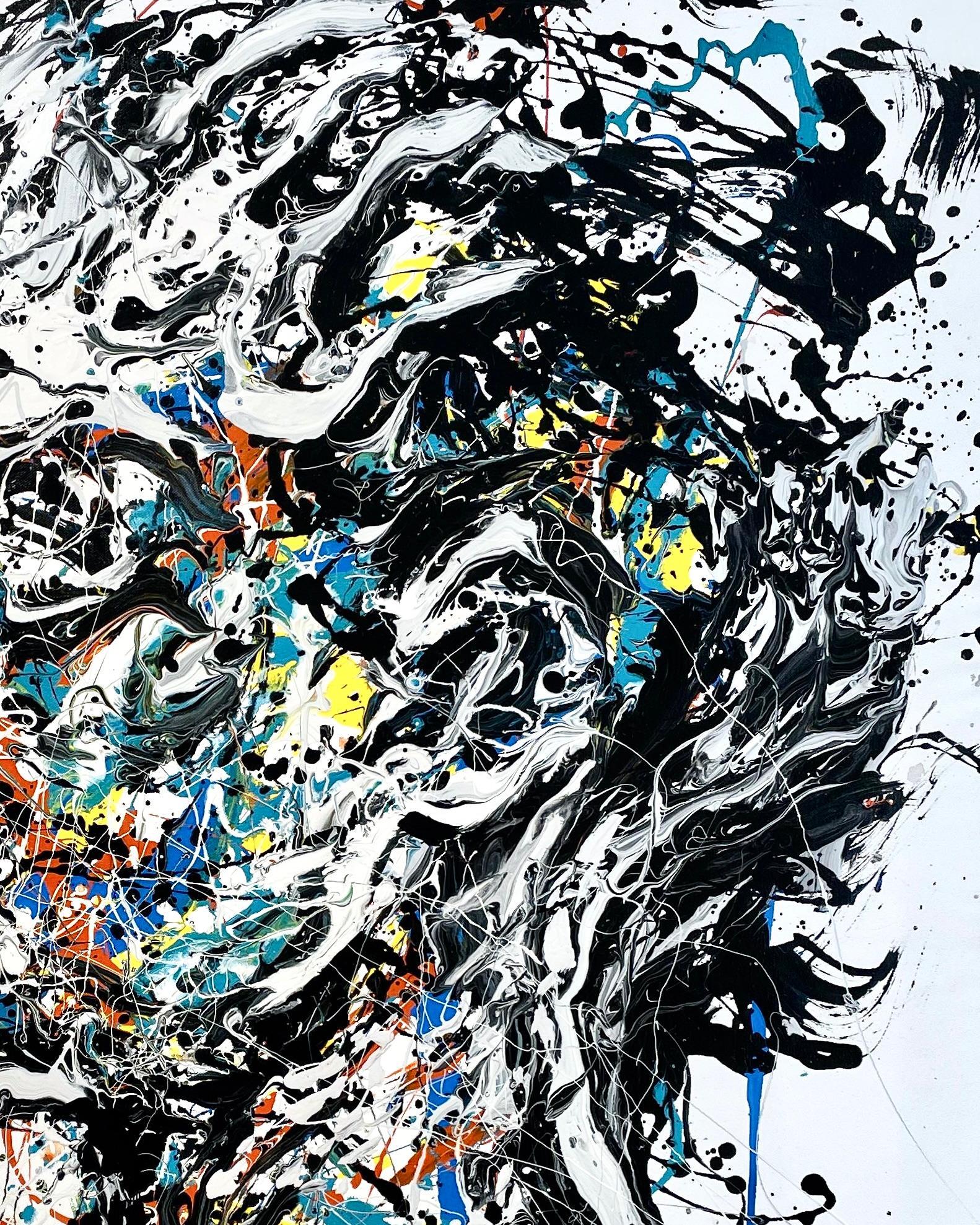„Naiad“ – Abstraktes Profil einer Frau von Masri im Angebot 3