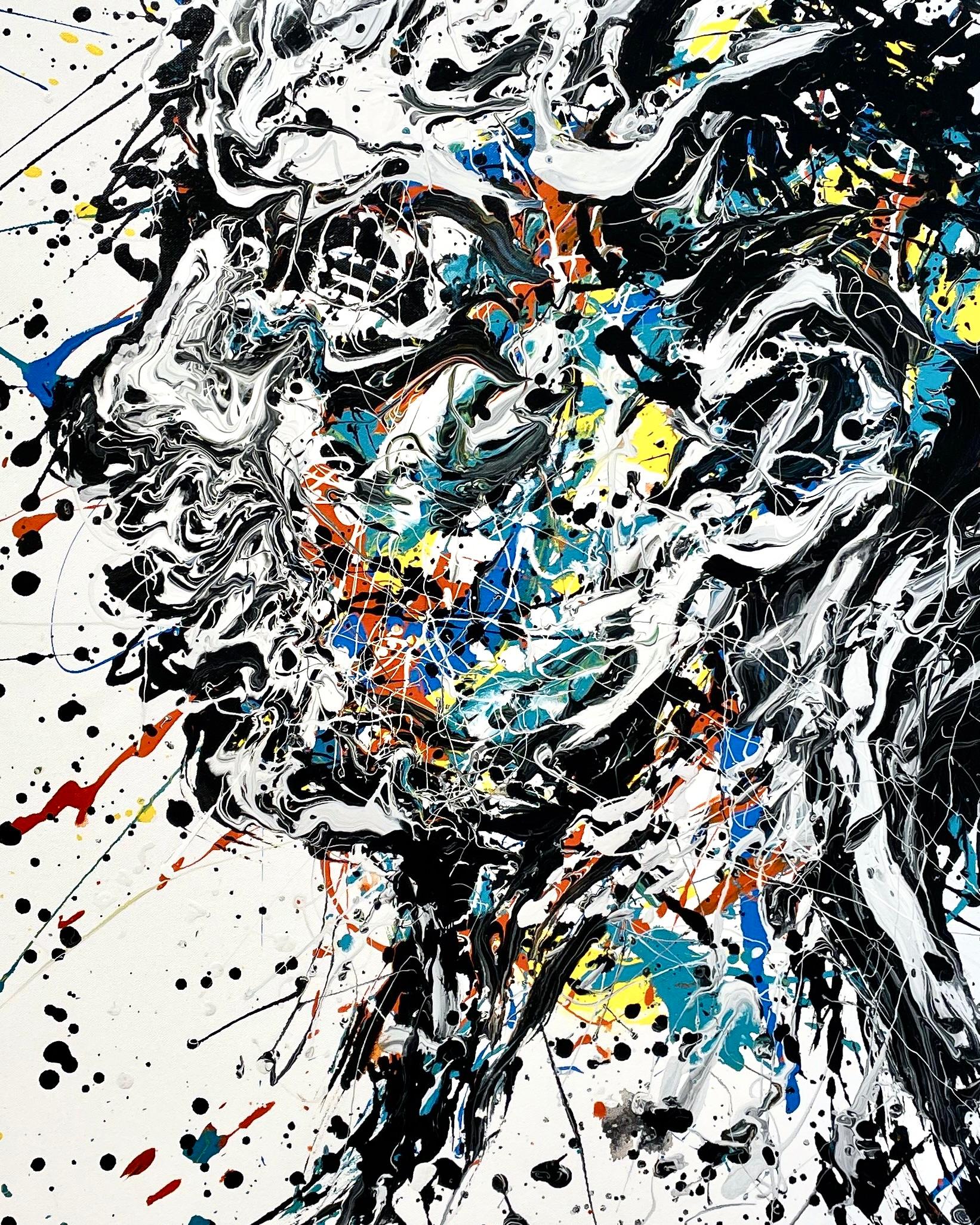 „Naiad“ – Abstraktes Profil einer Frau von Masri im Angebot 4