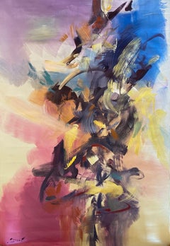 "Synergy" oil on canvas 57" x 41" by Masri