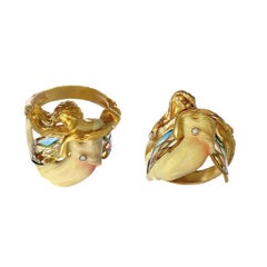 Masriera 18K Yellow Gold Muse Ring
