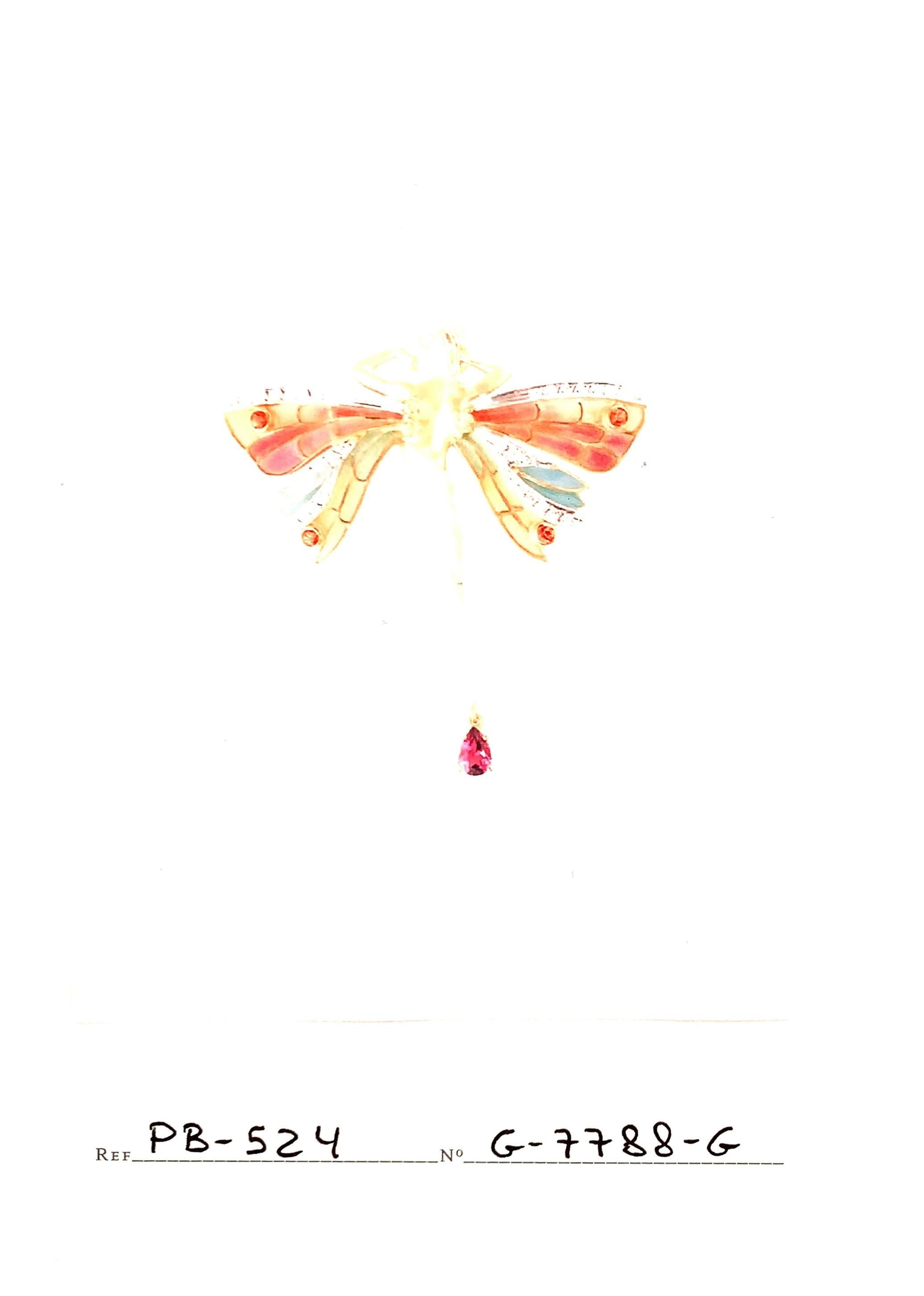 Masriera Nymph Butterfly Brooch 1
